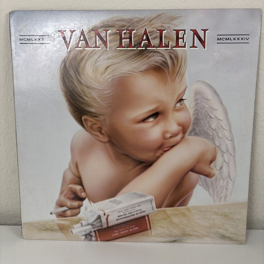 Van Halen~MCMLXXXIV~With Printed Inner Sleeve~Upside Down Back Cover
